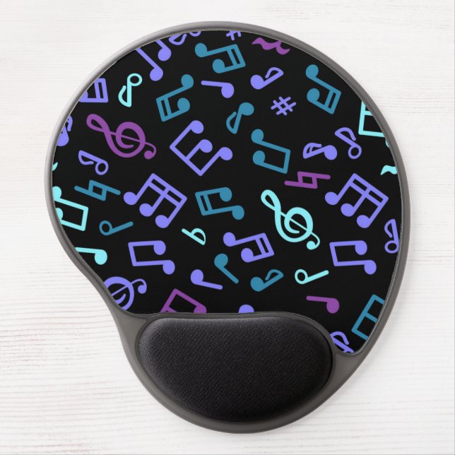 Music pattern gel mouse pad (Front)