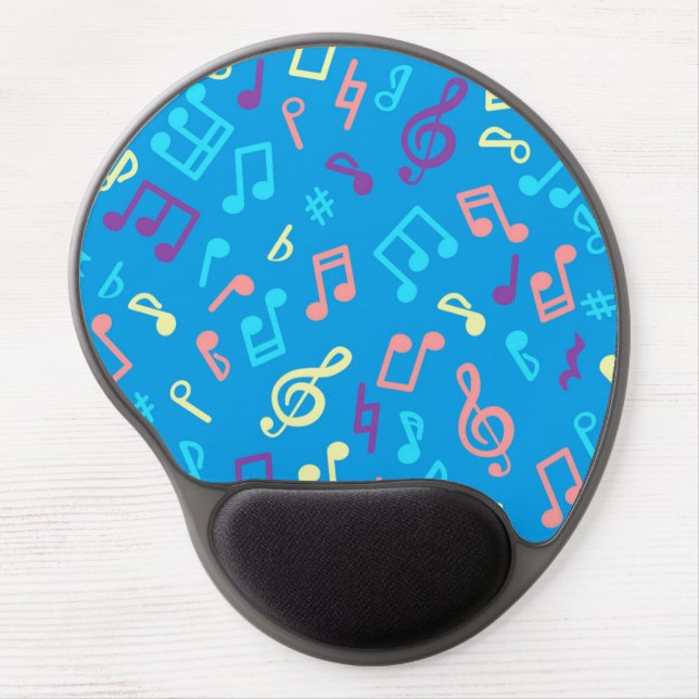 Music pattern gel mouse pad (Front)
