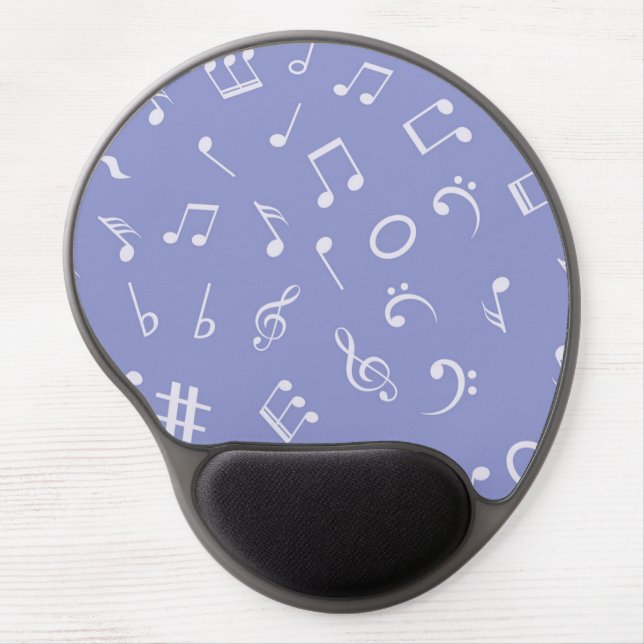 Music pattern gel mouse pad (Front)