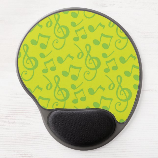Music pattern gel mouse pad (Front)