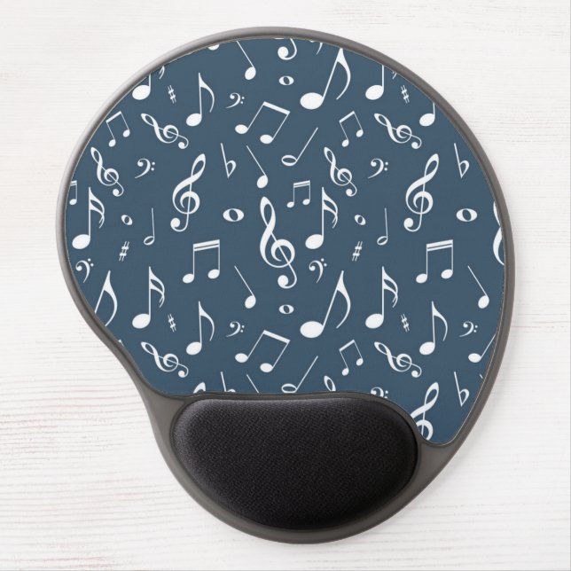 Music pattern gel mouse pad (Front)