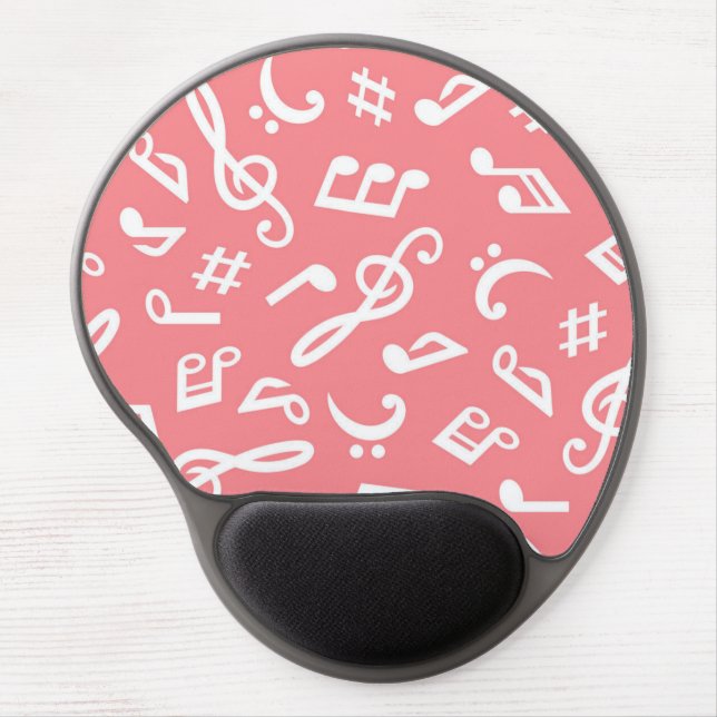 Music pattern gel mouse pad (Front)