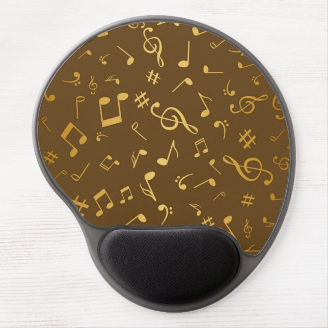 Music pattern gel mouse pad (Front)
