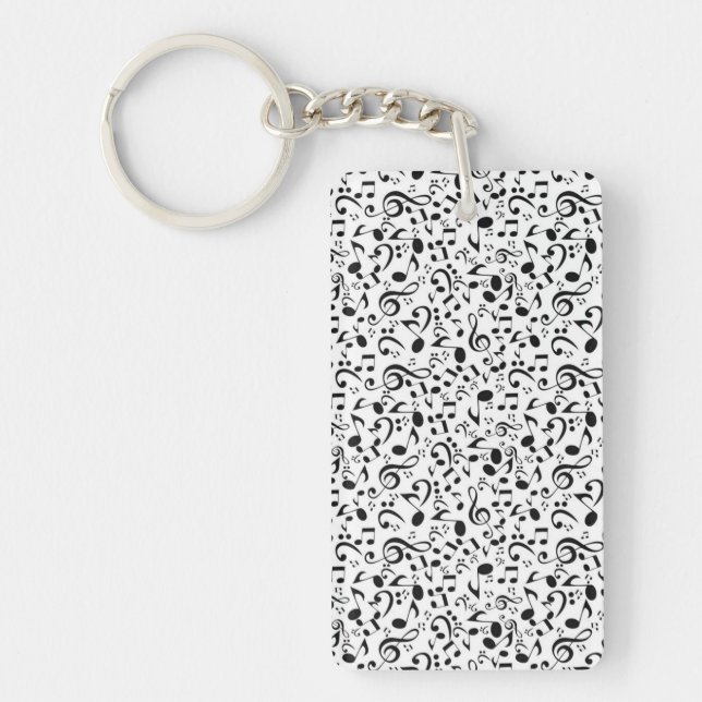 Music pattern keychain (Front)