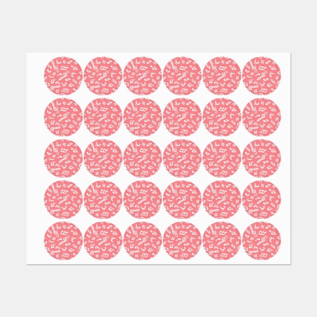 Music pattern labels (Sheet)