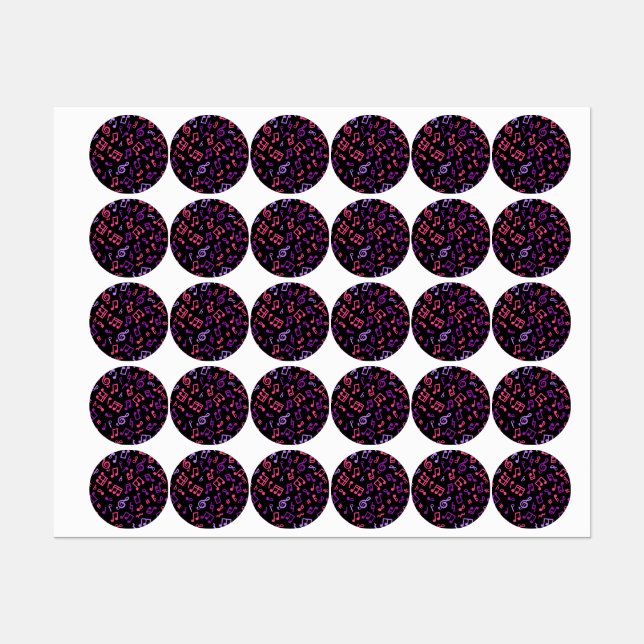 Music pattern labels (Sheet)