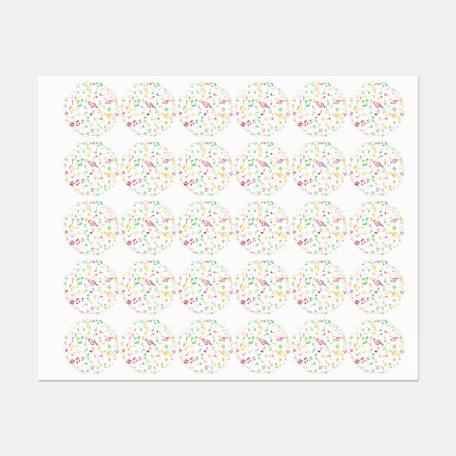 Music pattern labels (Sheet)