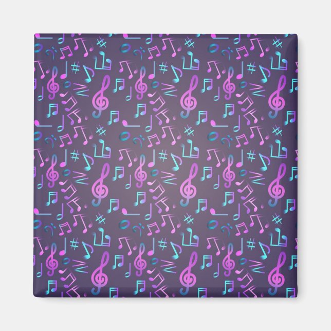 Music pattern magnet (Front)