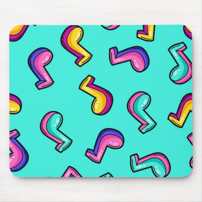 Music pattern mouse pad (Front)