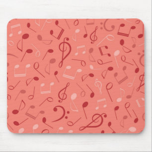 Music pattern mouse pad