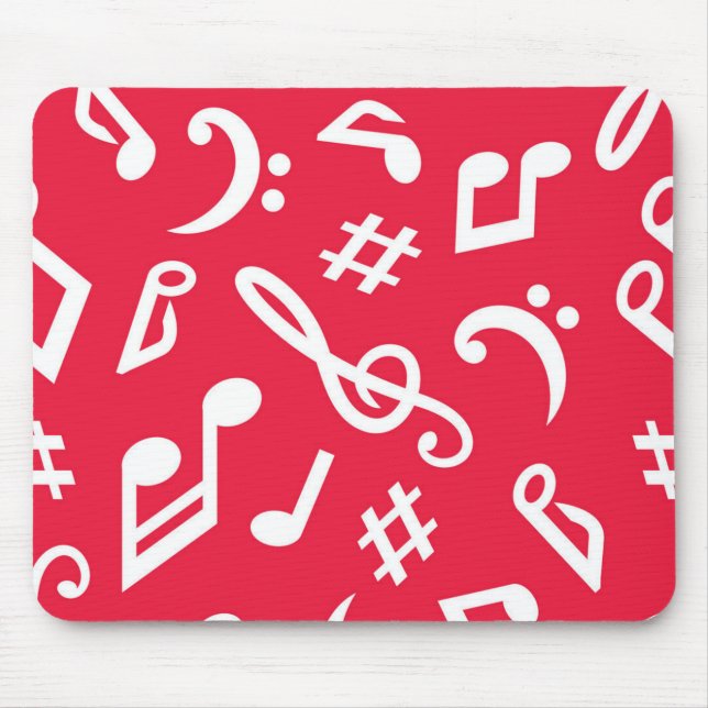 Music pattern mouse pad (Front)
