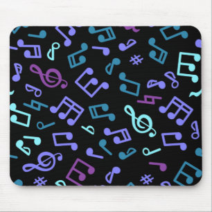 Music pattern mouse pad