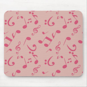 Music pattern mouse pad