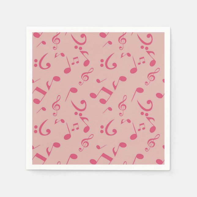 Music pattern napkins (Front)