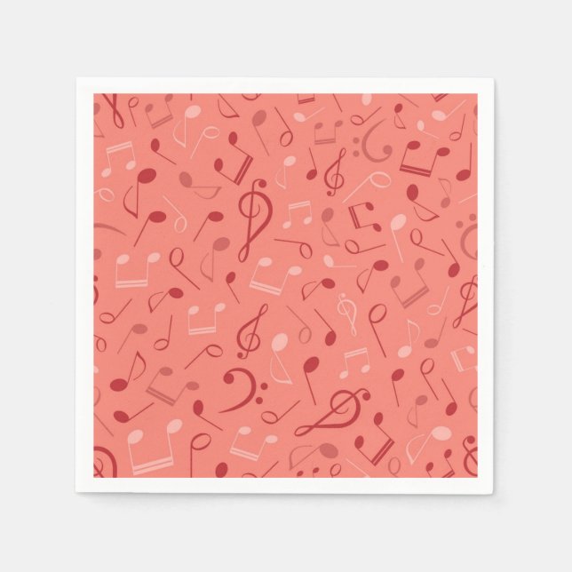Music pattern napkins (Front)