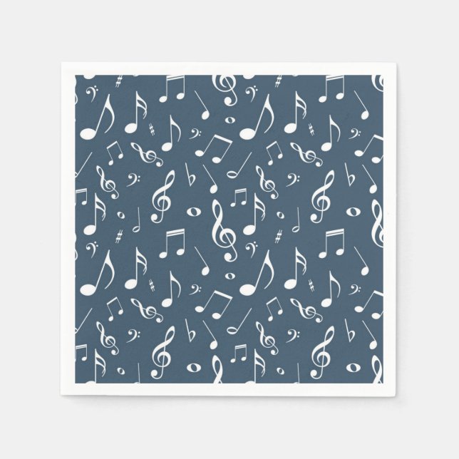 Music pattern napkins (Front)