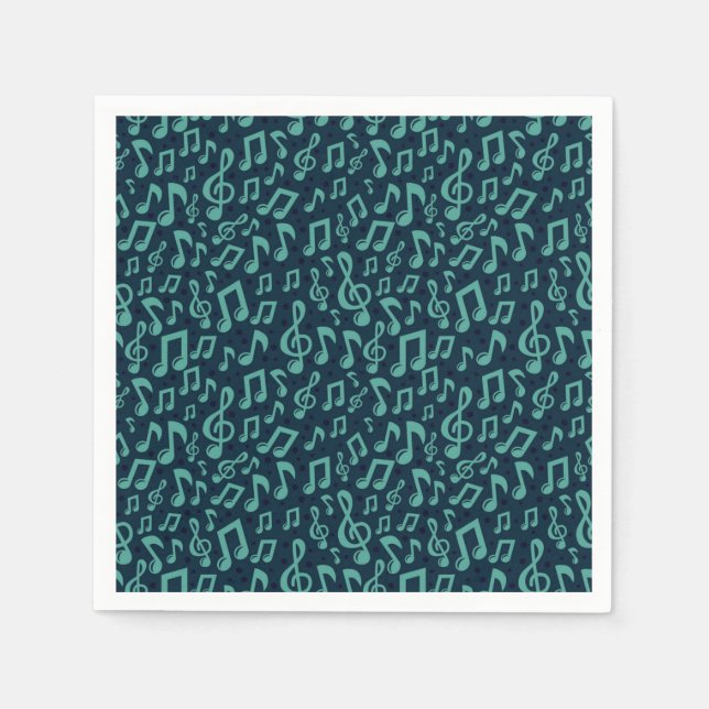 Music pattern napkins (Front)