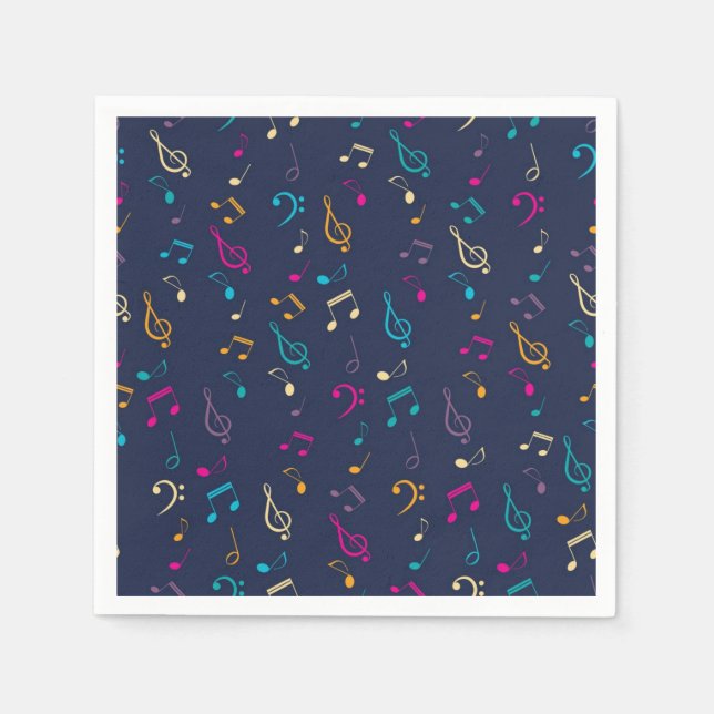 Music pattern napkins (Front)