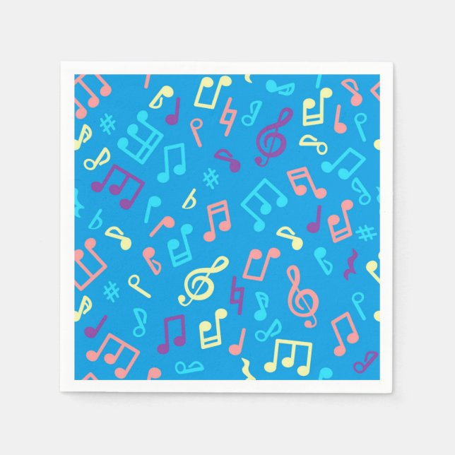 Music pattern napkins (Front)