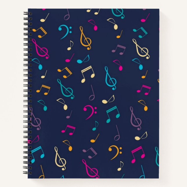 Music pattern notebook (Front)