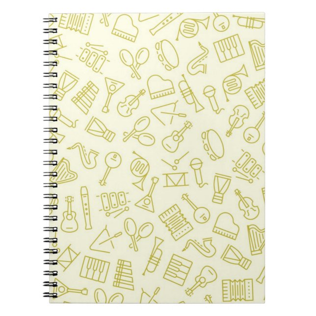 Music pattern notebook (Front)