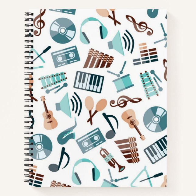 Music pattern notebook (Front)