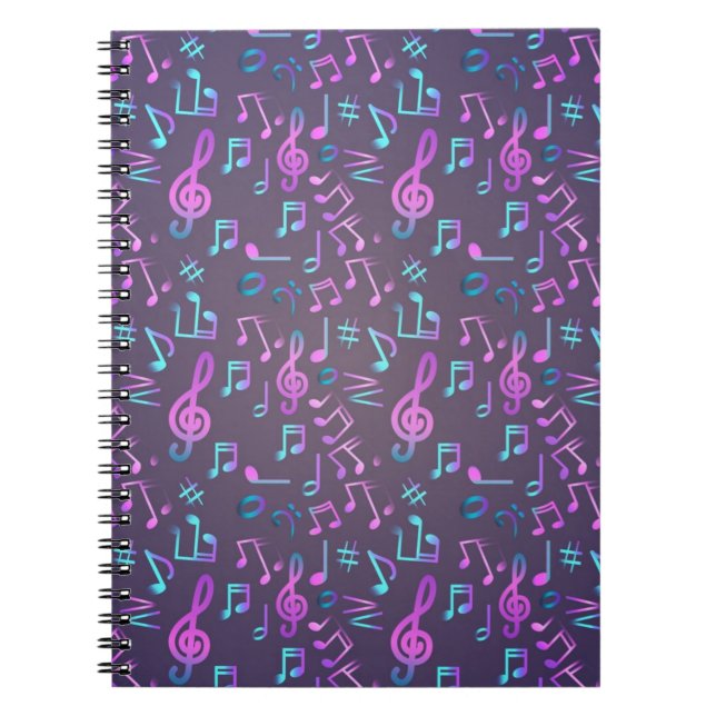 Music pattern notebook (Front)