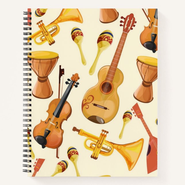 Music pattern notebook (Front)