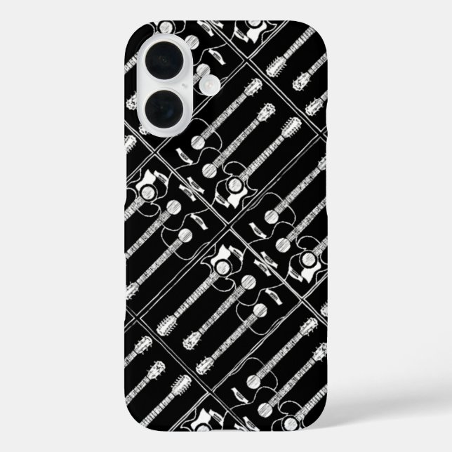 Music pattern of guitars Case-Mate iPhone case (Back)