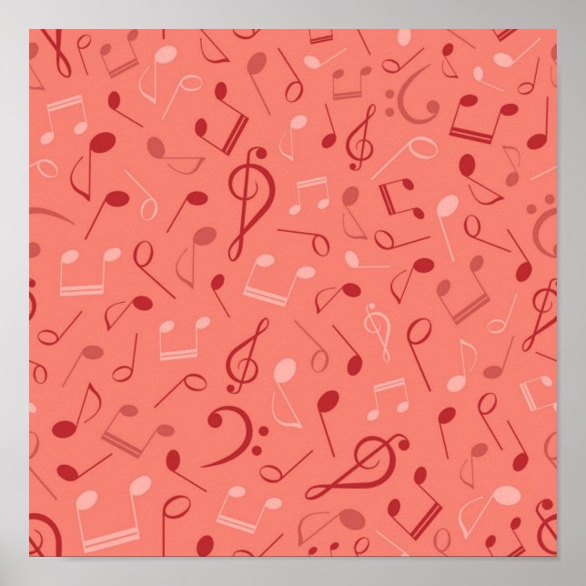 Music pattern poster (Front)