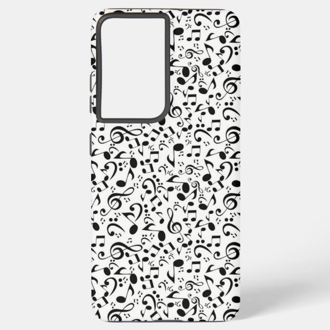 Music pattern samsung galaxy case (Back)
