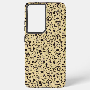 Music pattern samsung galaxy s21 ultra case