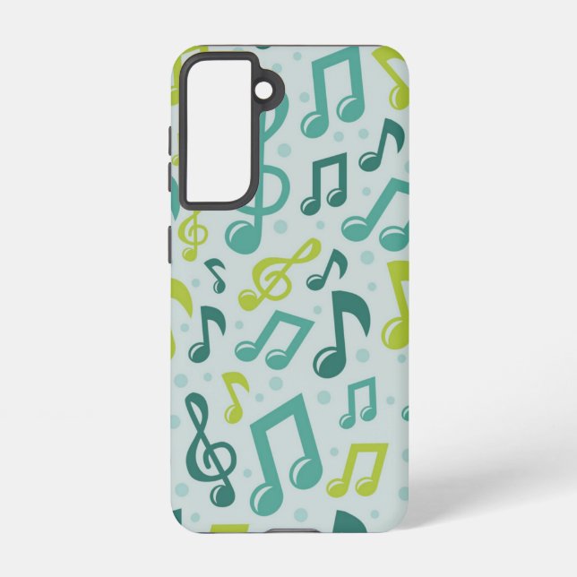 Music pattern samsung galaxy case (Back)