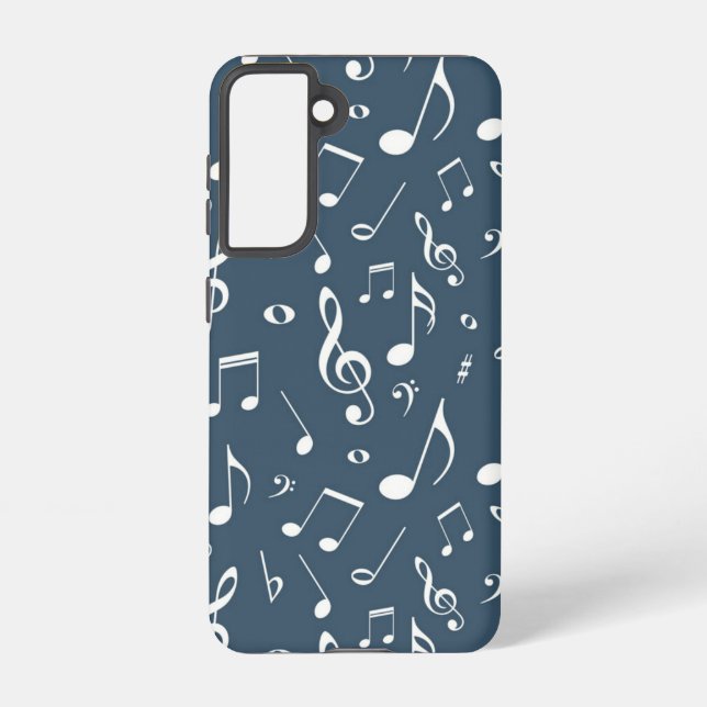 Music pattern samsung galaxy case (Back)