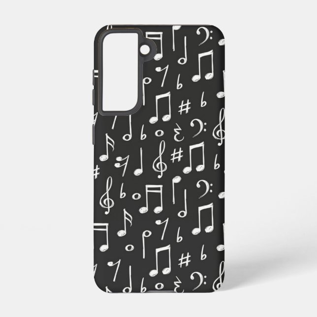 Music pattern samsung galaxy case (Back)