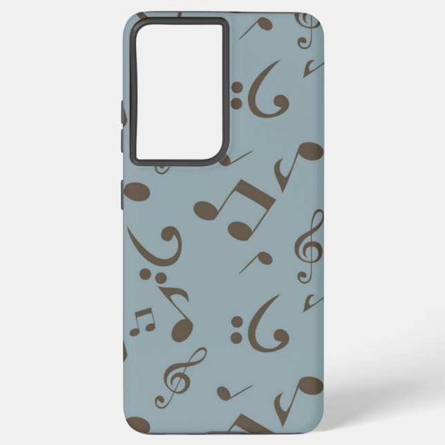 Music pattern samsung galaxy case (Back)