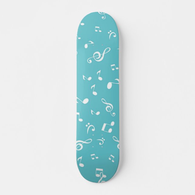 Music pattern skateboard (Front)