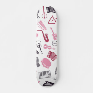 Music pattern skateboard