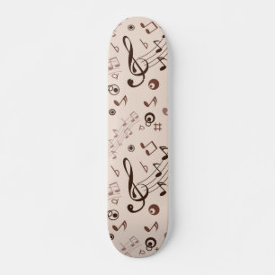 Music pattern skateboard