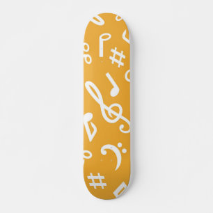 Music pattern skateboard