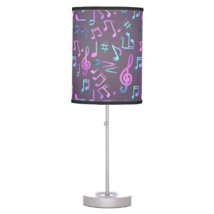 Music pattern table lamp