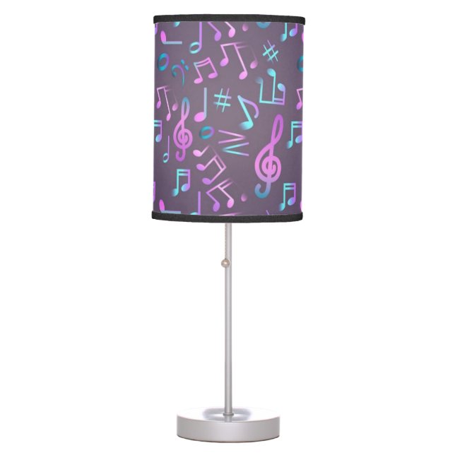 Music pattern table lamp (Front)
