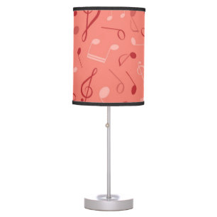 Music pattern table lamp