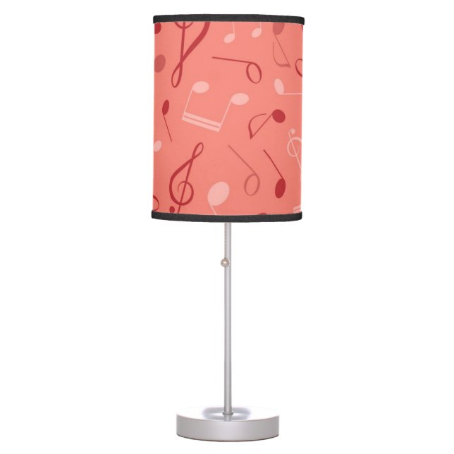 Music pattern table lamp (Front)