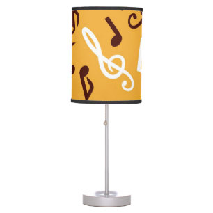 Music pattern table lamp