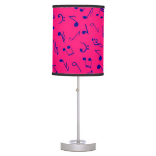 Music pattern table lamp