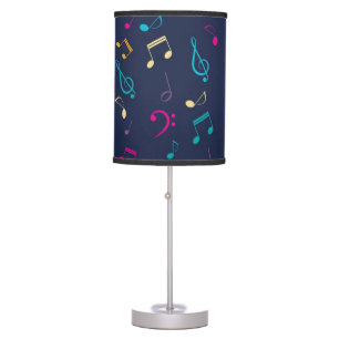 Music pattern table lamp