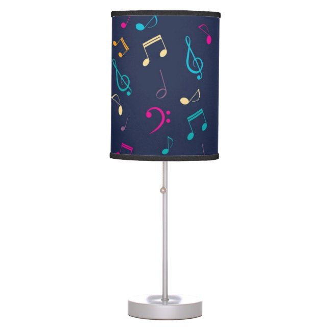 Music pattern table lamp (Front)