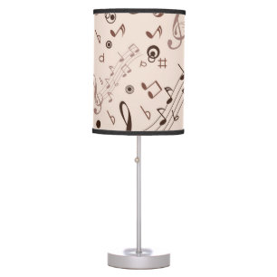 Music pattern table lamp