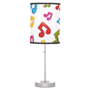 Music pattern table lamp